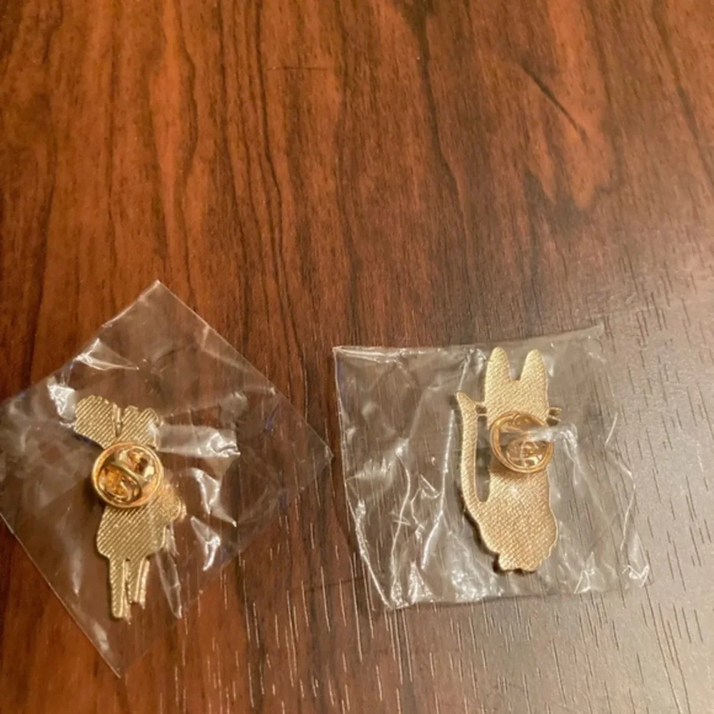 Set of 2 Enamel Pins - Kiki and Black Cat Lapel Pin - Inspired by Anime Delivery